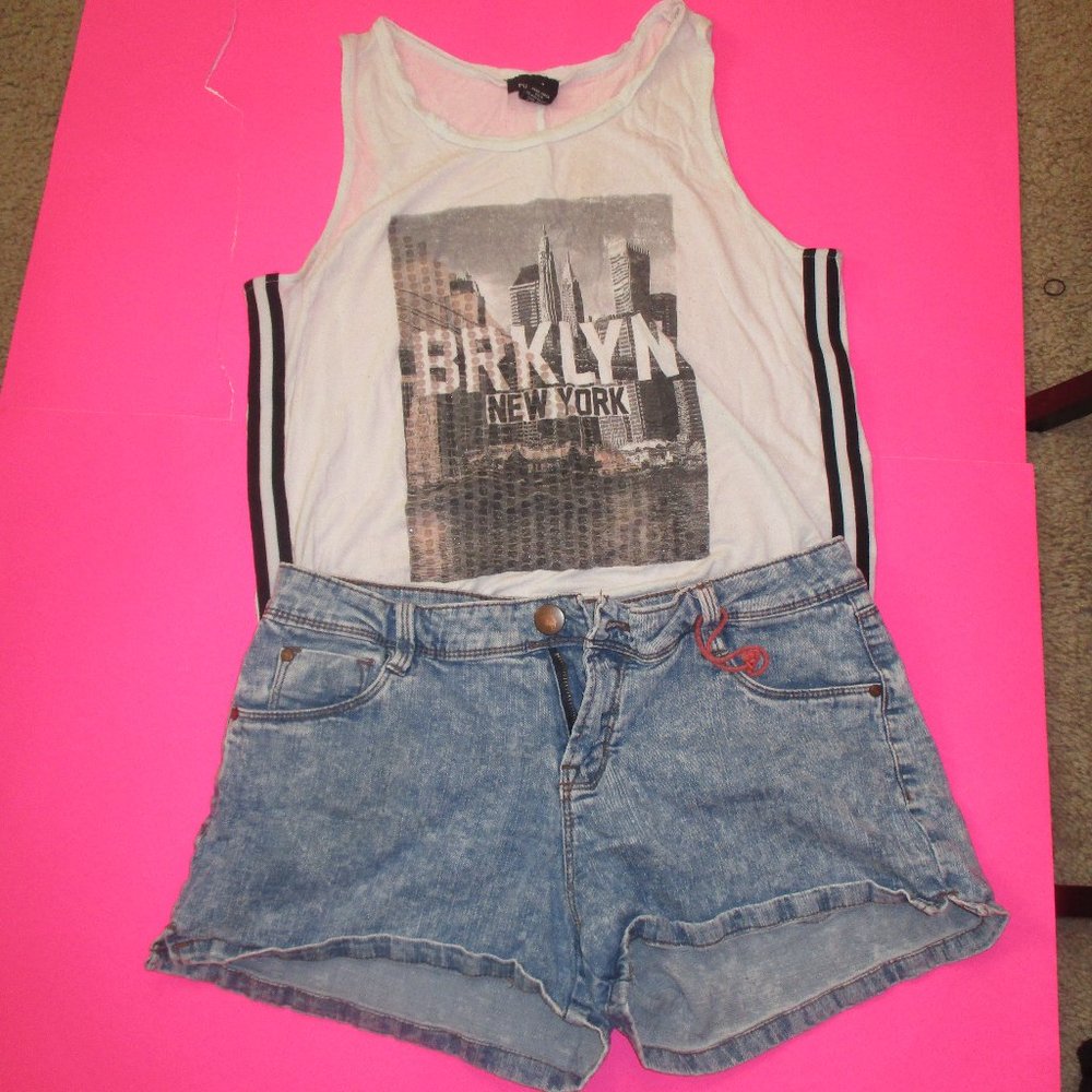 brooklyn tank with shorts